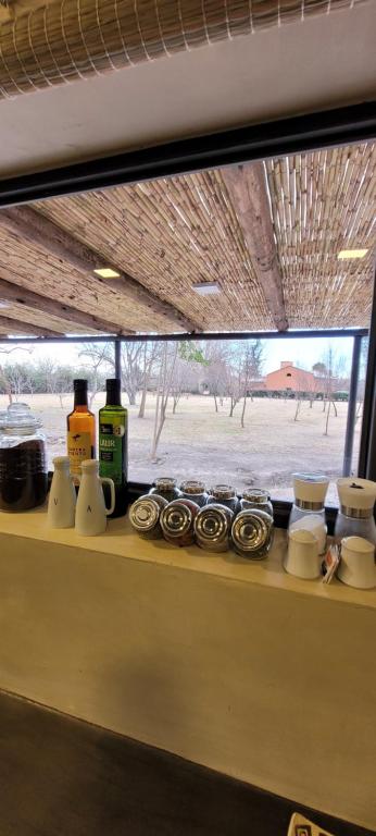 Restaurace v ubytování Finca La Saucina Casa de Campo