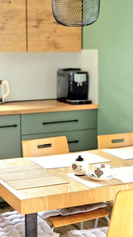 Kuchyňa alebo kuchynka v ubytovaní Apartament Sielanka Jaworki