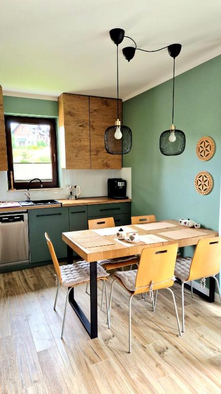 Kuchyňa alebo kuchynka v ubytovaní Apartament Sielanka Jaworki