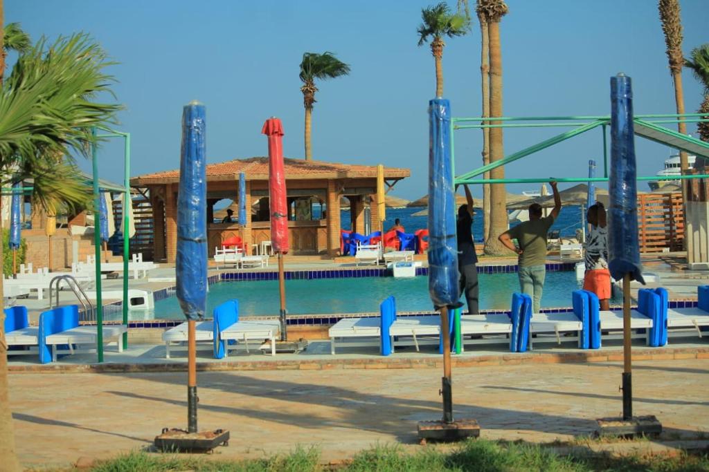 Bazén v ubytování Mashrabiya Hotel nebo v jeho okolí
