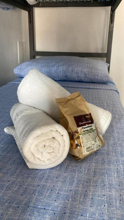 Postel nebo postele na pokoji v ubytování A Casa di Lu