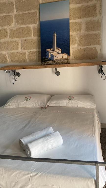 Postel nebo postele na pokoji v ubytování A Casa di Lu