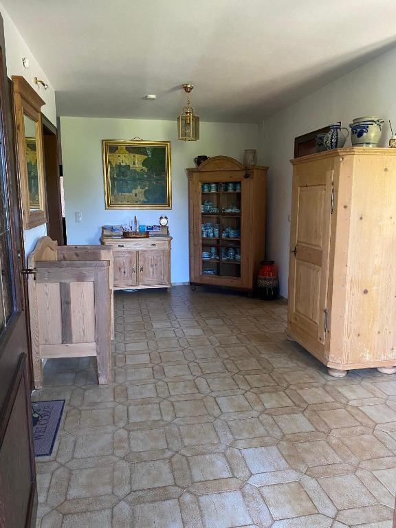 Kuchyň nebo kuchyňský kout v ubytování Gemütliches Haus in Seewalchen am Attersee