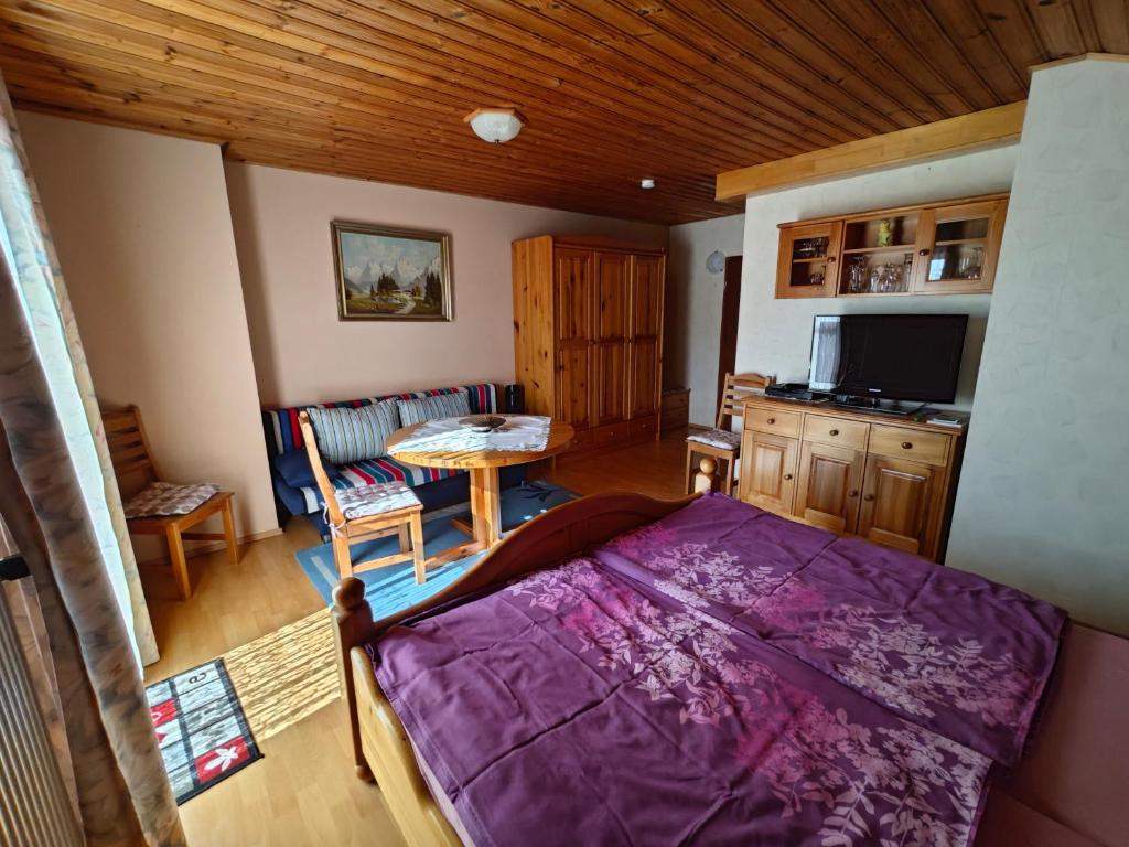 TV a/nebo společenská místnost v ubytování Christis Apartments