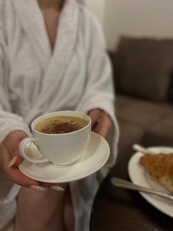 Příslušenství pro přípravu čaje a kávy v ubytování Ojakh Resort