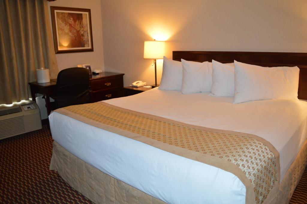 Postel nebo postele na pokoji v ubytování Best Western of Olds