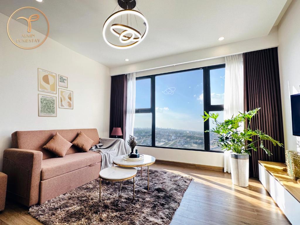 Χώρος καθιστικού στο Armin Homes Ecopark Red Riverview Sky Oasis
