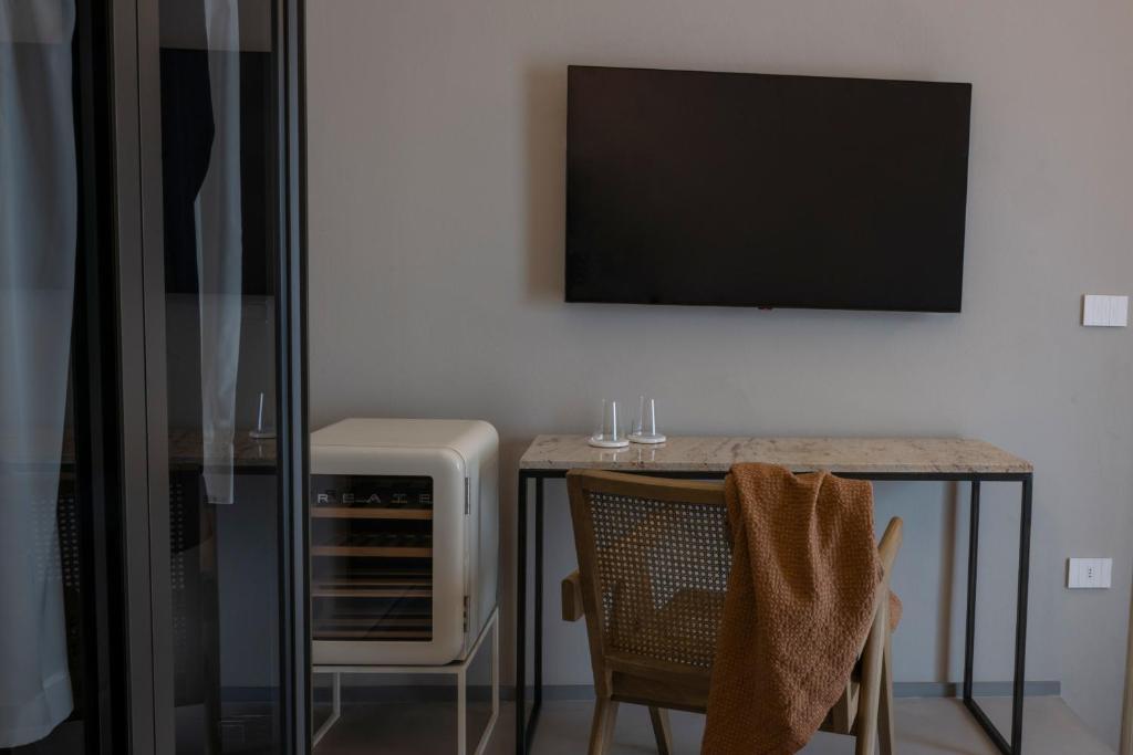 TV a/nebo společenská místnost v ubytování Palazzo Console