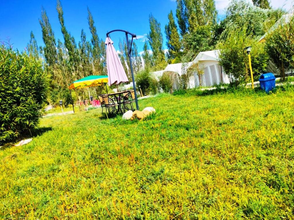 Zahrada ubytování The Mountain Camp - Nubra