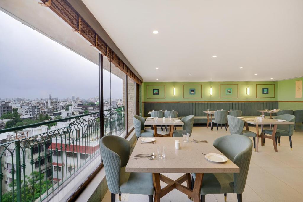 Posezení v ubytování Lemon Tree Hotel, Rajkot