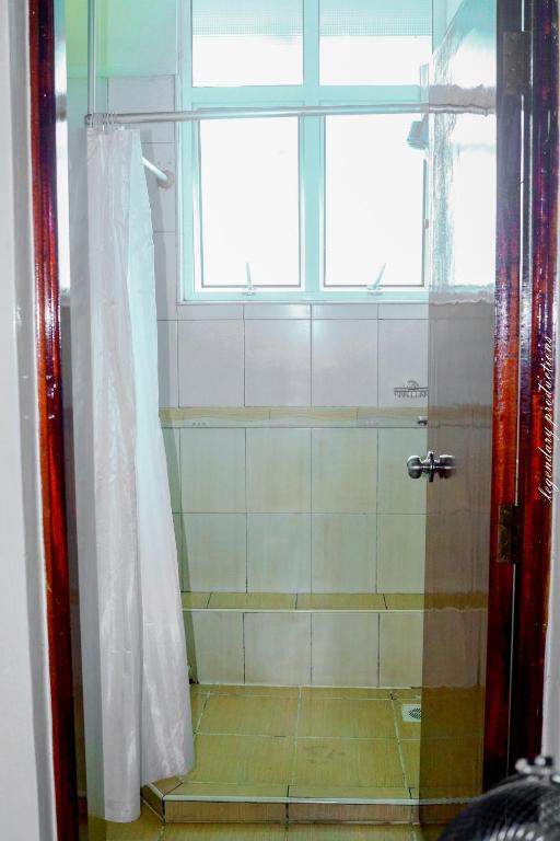Koupelna v ubytování Jamia Central Hotel