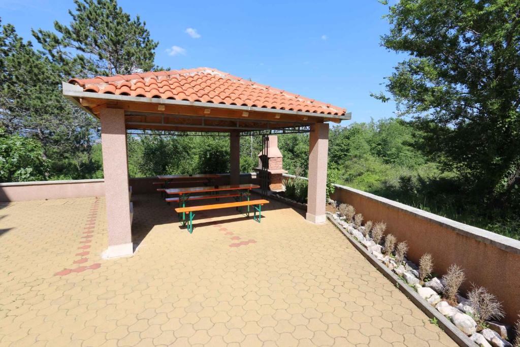 Balkón alebo terasa v ubytovaní Apartment in Silo/Insel Krk 13582