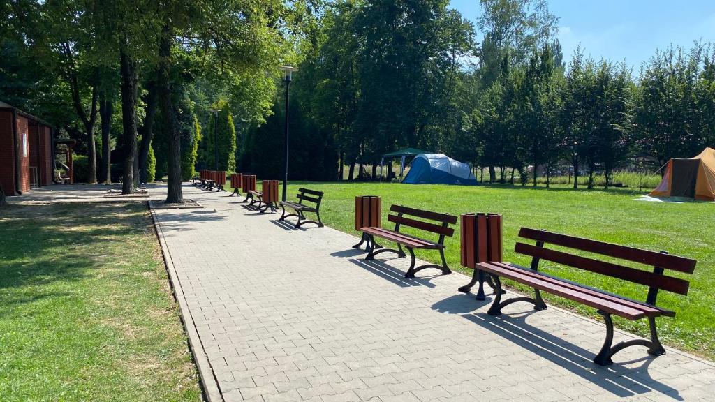 Zahrada ubytování Kemping Obora