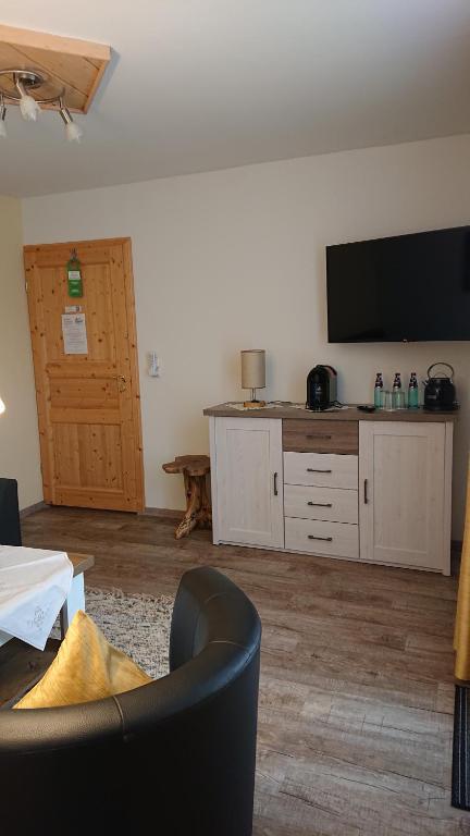 Kuchyň nebo kuchyňský kout v ubytování Gasthof & Pension Steppacher