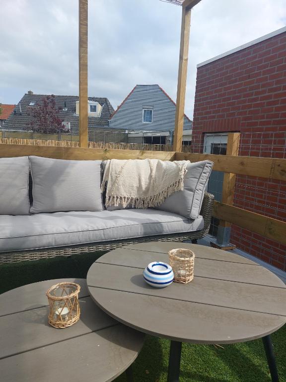 Posezení v ubytování B&B Badhuis