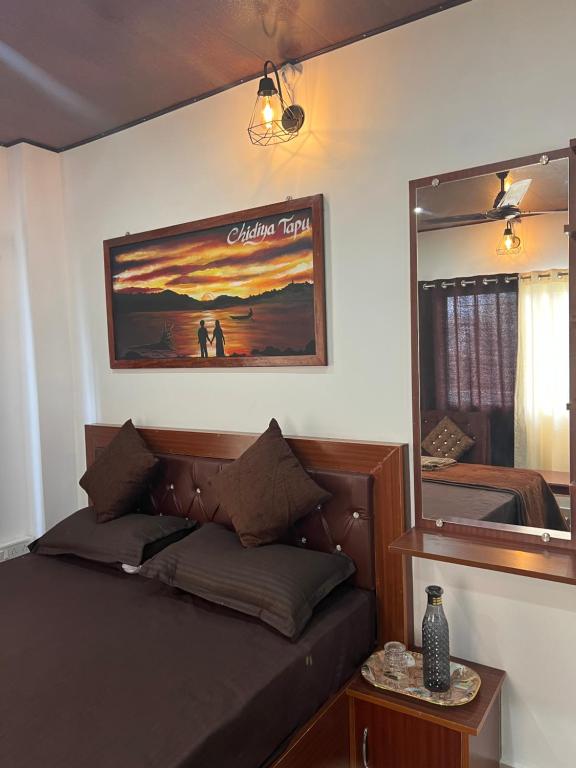 Letto o letti in una camera di J.J bed and breakfast