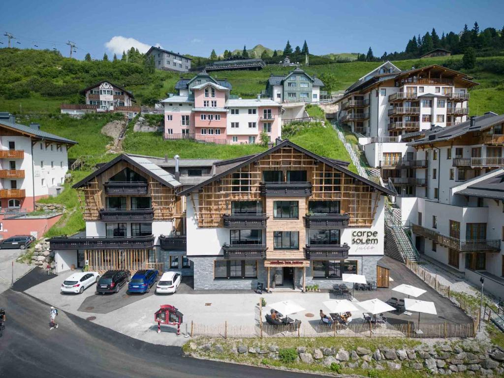 Nespecifikovaný výhled na hory nebo výhled na hory při pohledu z apartmánu