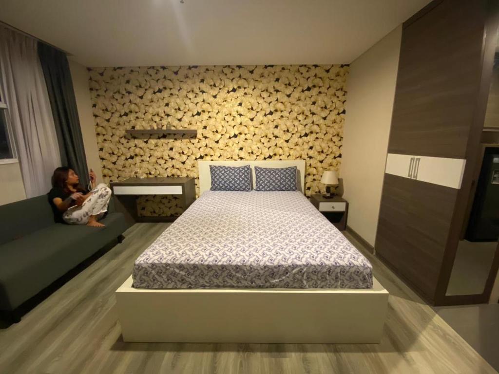 Katil atau katil-katil dalam bilik di Icon Inn