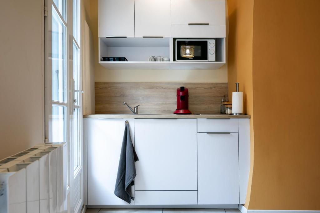 Kuchyňa alebo kuchynka v ubytovaní Perpignan - Appartement en centre ville