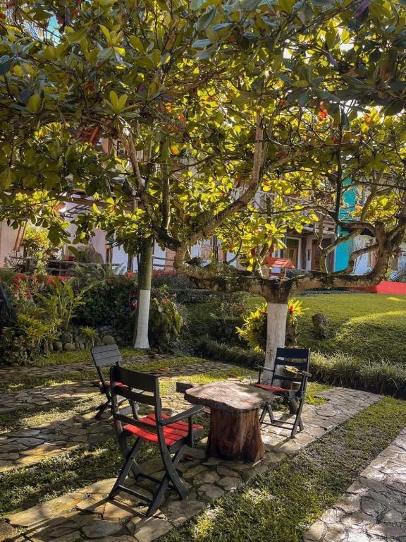 Aed väljaspool majutusasutust finca hotel palmas frente a panaca