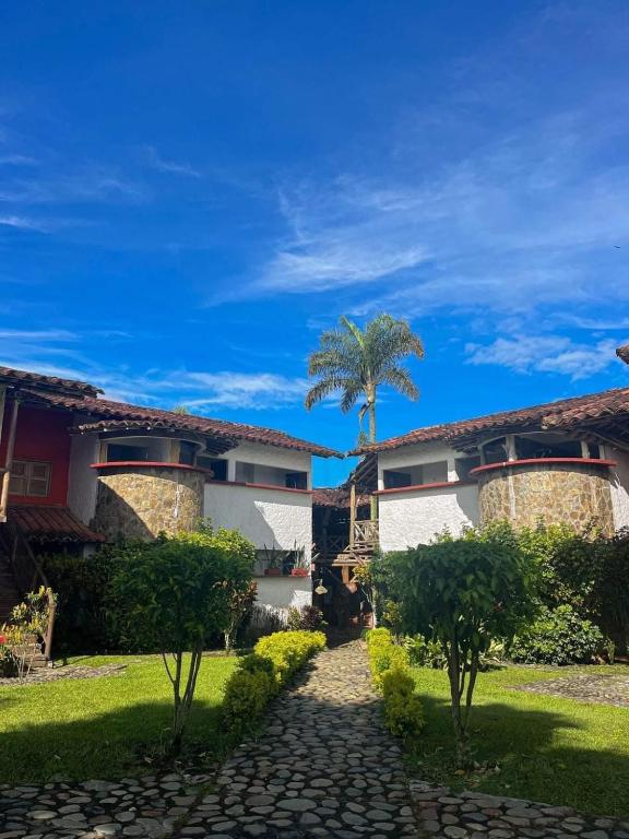 Aed väljaspool majutusasutust finca hotel palmas frente a panaca