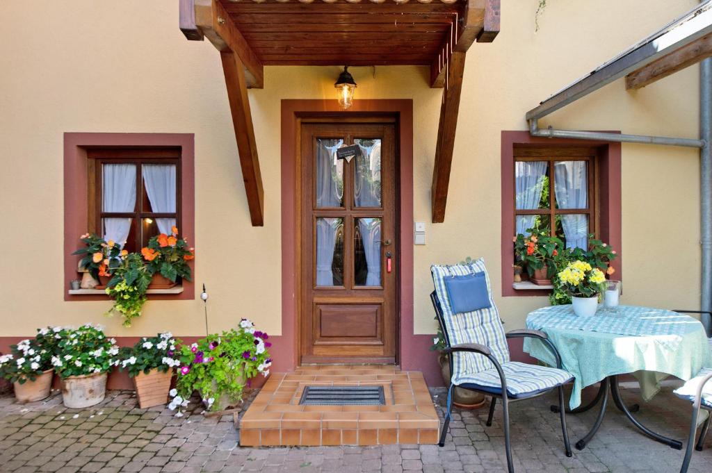Patio nebo venkovní prostory v ubytování Romann