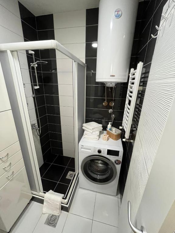 Koupelna v ubytování Apartman MIA Centar