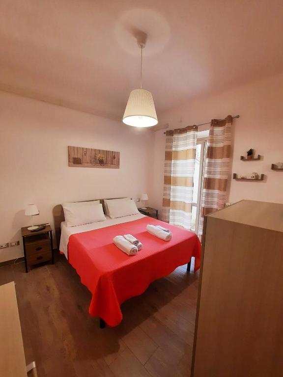 Postel nebo postele na pokoji v ubytování B&B Solimo