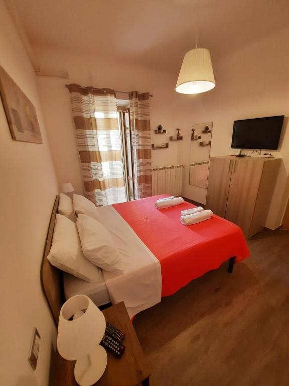 Postel nebo postele na pokoji v ubytování B&B Solimo