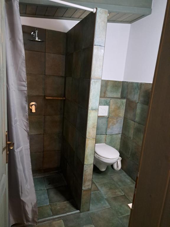 Koupelna v ubytování Penzion U vinaře