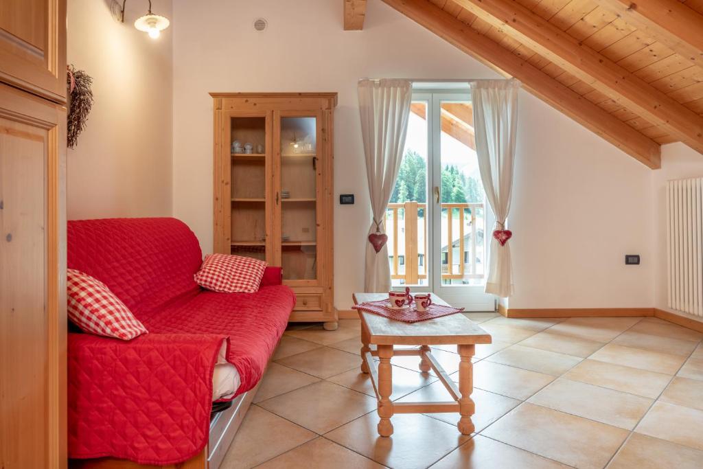 Posezení v ubytování Residence Stella