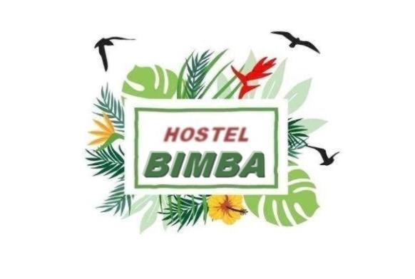 a logo for a hostel in the hostel bariba at Hostel Bimba Goiânia - Unidade 02 in Goiânia