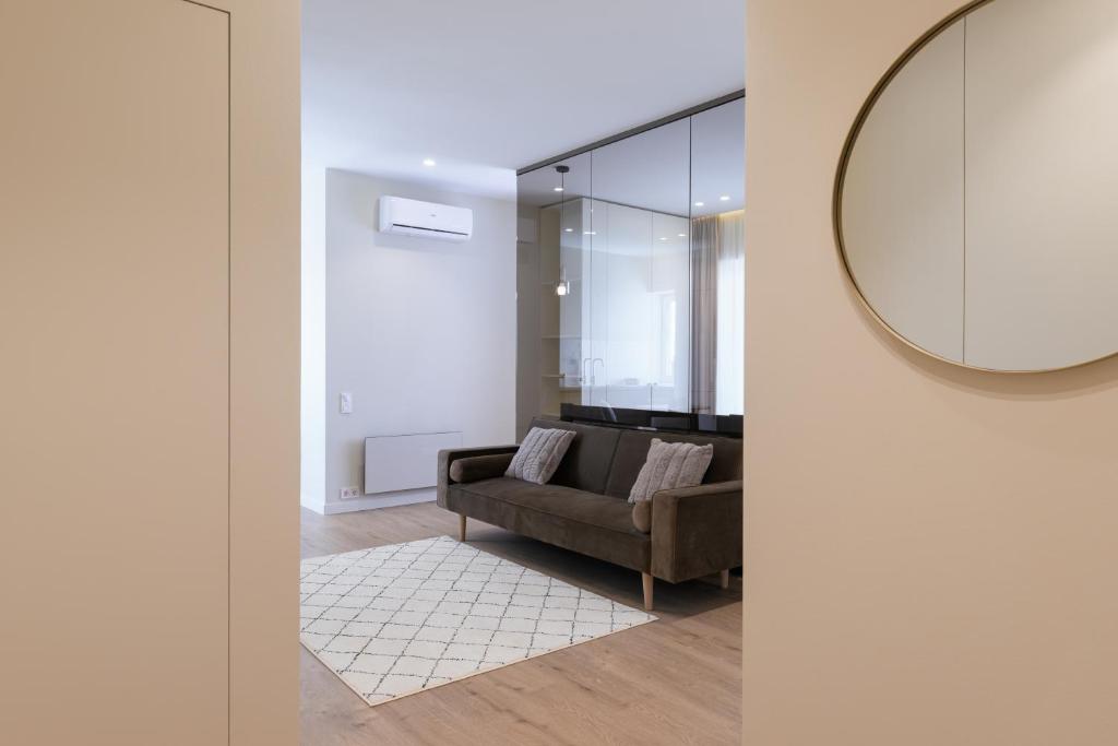 Posezení v ubytování ММ GROUP APARTMENT