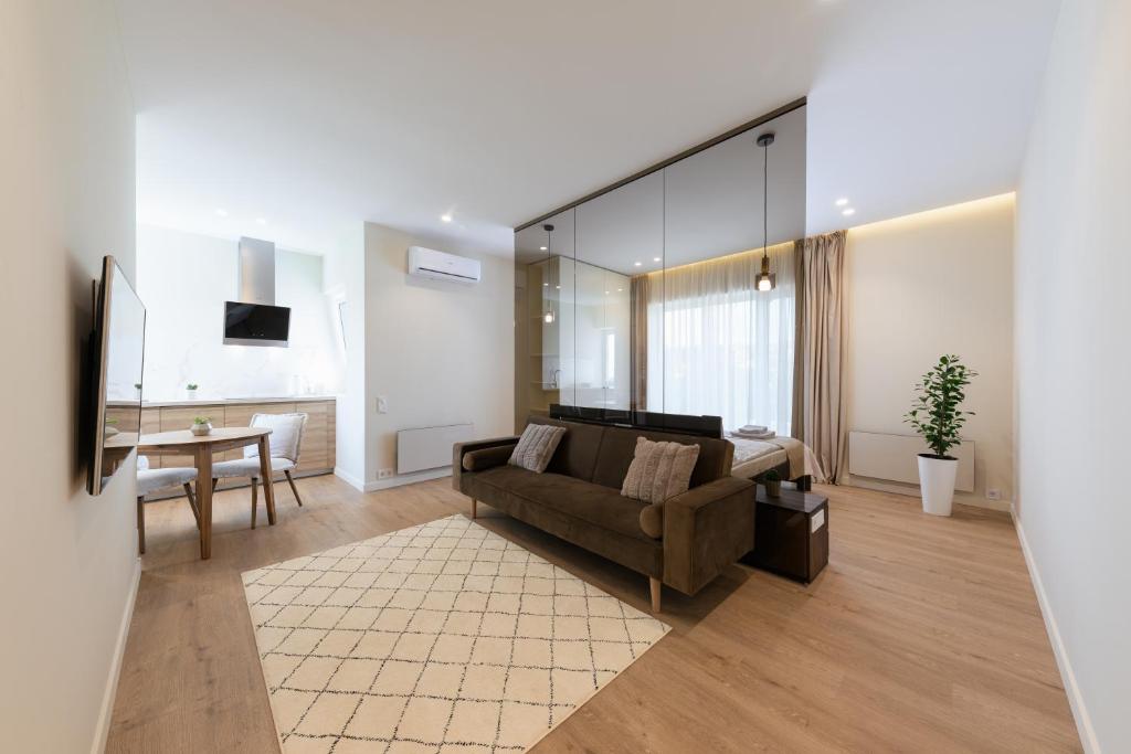 Posezení v ubytování ММ GROUP APARTMENT