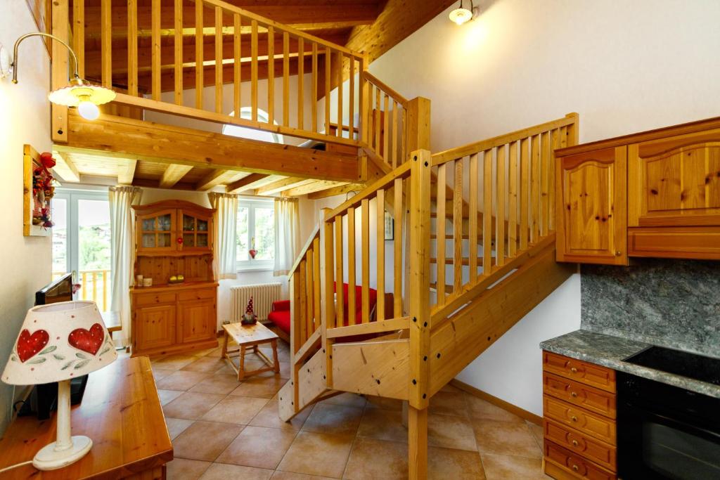 Kuchyň nebo kuchyňský kout v ubytování Residence Stella