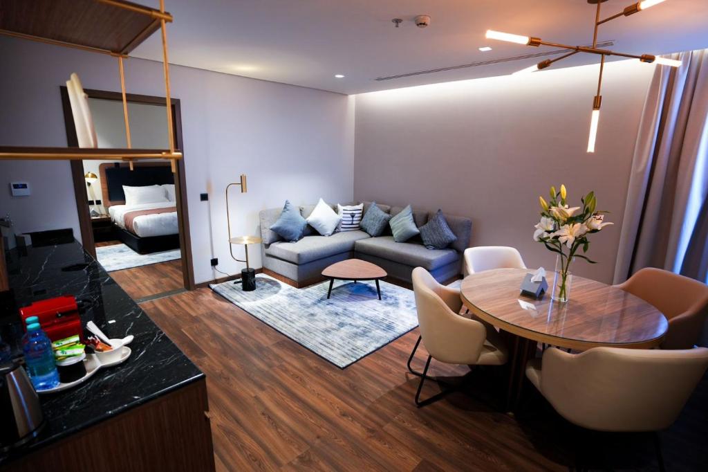 Posezení v ubytování NAS Hotel