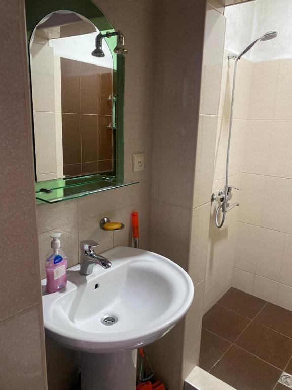 Koupelna v ubytování Hotel Mariana