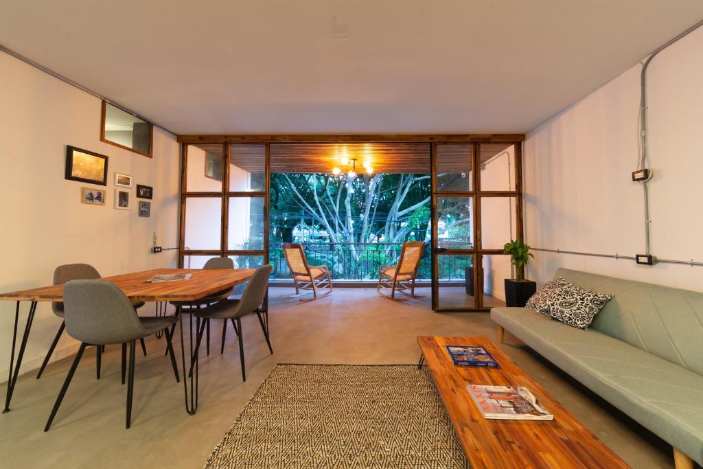 Posezení v ubytování Casa Mosaiko Primer Parque Laureles