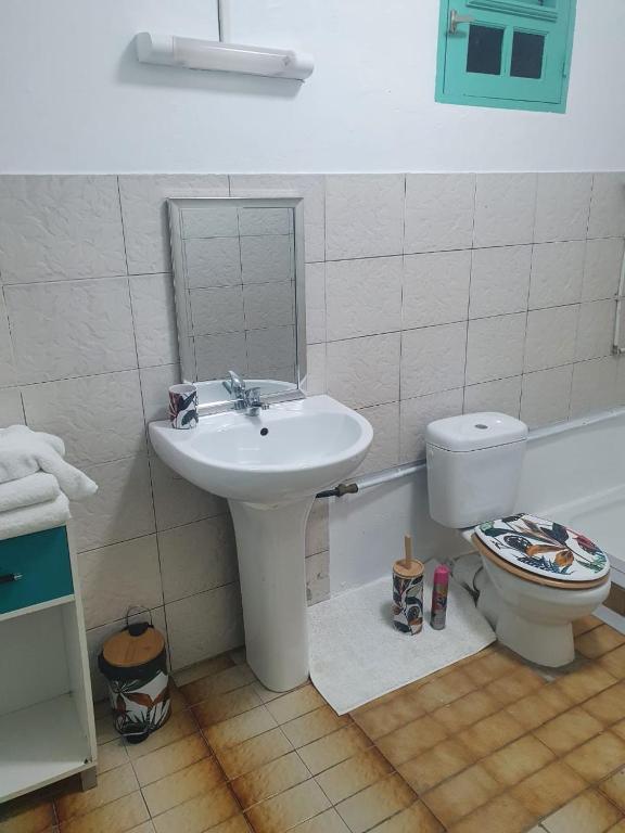 Koupelna v ubytování villa André
