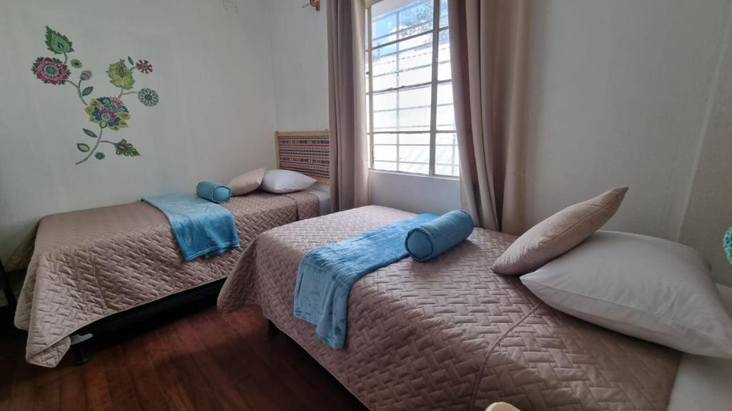 Central Hostel Reforma - Chambre Double Ou Lits Jumeaux De Luxe