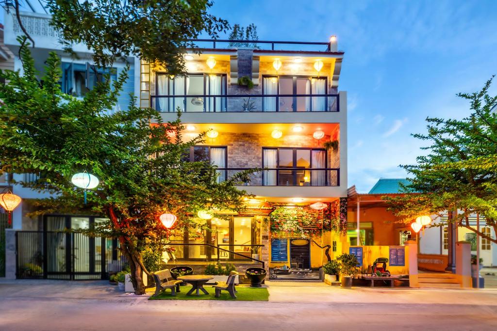 Budova, kde se aparthotel nachází
