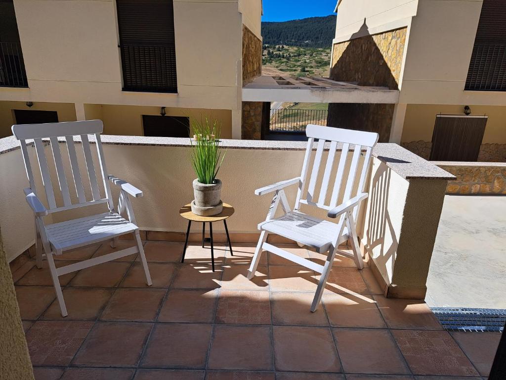 A balcony or terrace at El HOGAR DE LAS MARIPOSAS - VUTE-22-057