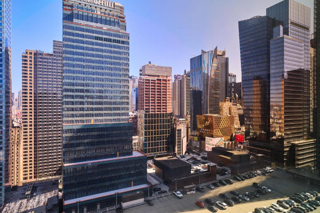 Nespecifikovaný výhled na destinaci New York nebo výhled na město při pohledu z hotelu
