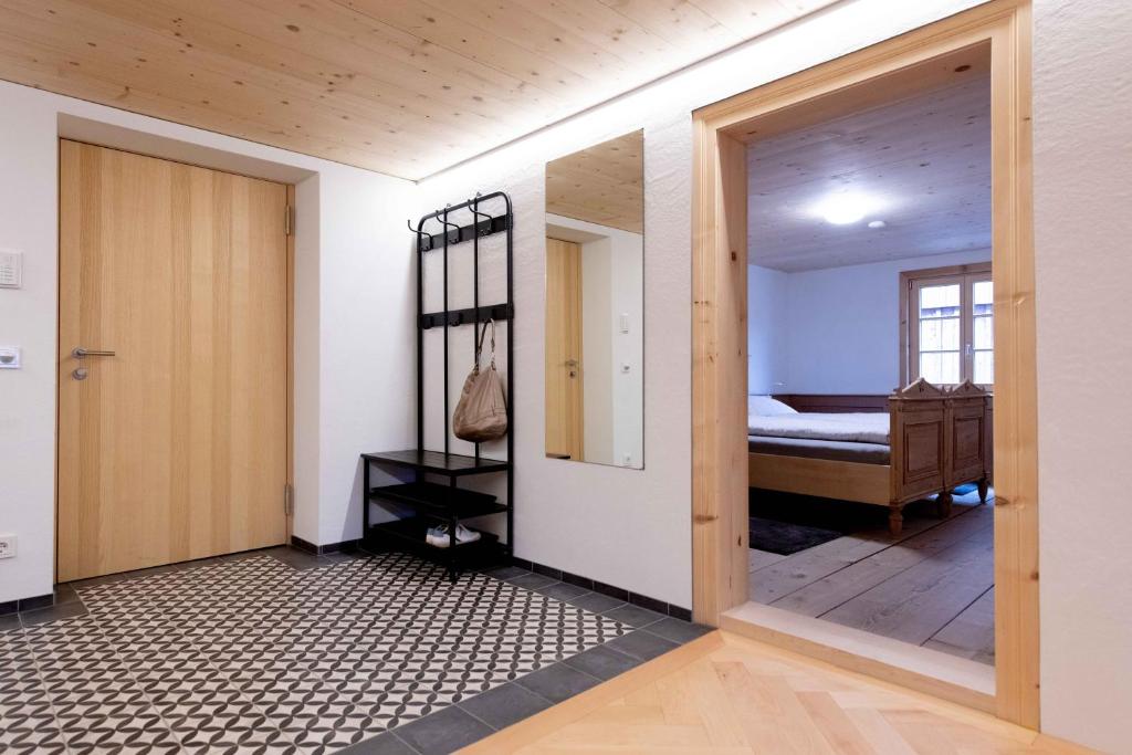 Postel nebo postele na pokoji v ubytování Ferienwohnung Gertrud