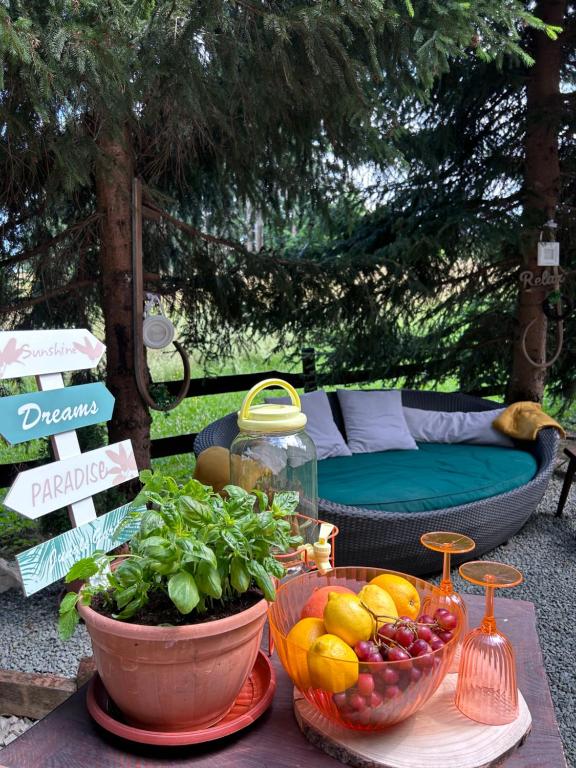Vonkajšia záhrada v ubytovaní Chalet Calla