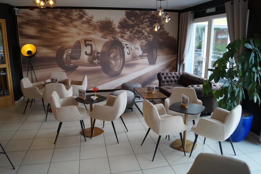 Posezení v ubytování Hotel-Restaurant Stand'Inn