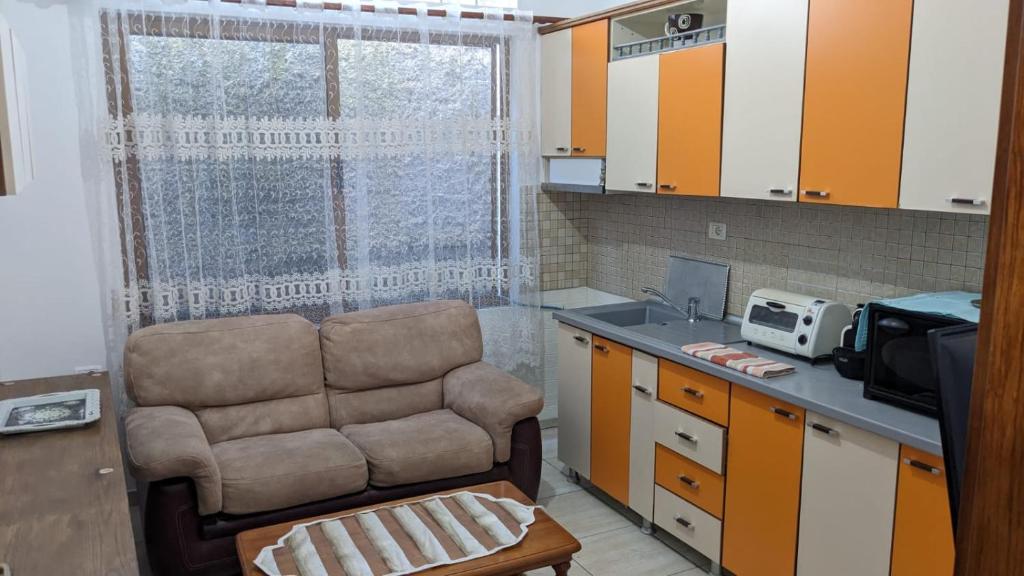 Kuchyň nebo kuchyňský kout v ubytování David Guesthouse
