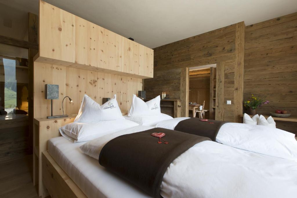 Posteľ alebo postele v izbe v ubytovaní Chalet Wiesenglück