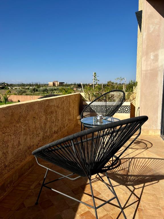 Balkón nebo terasa v ubytování LE JASMIN DE MARRAKECH