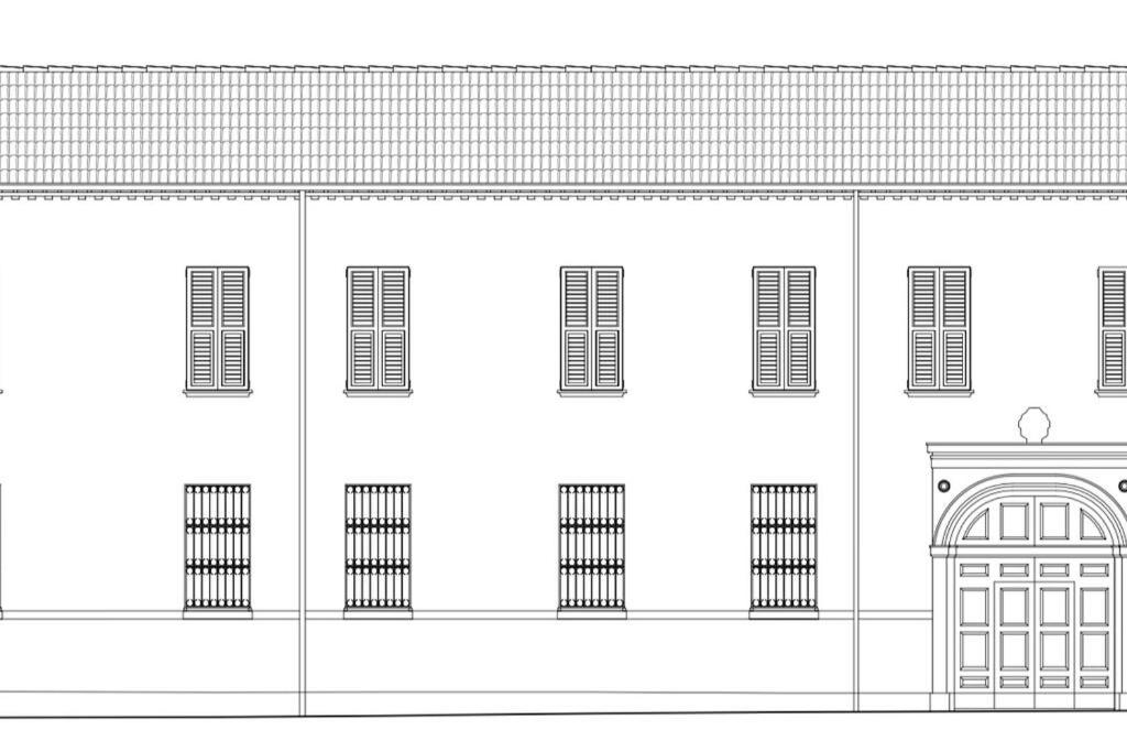 Planimetria di PALAZZO SABBIONI APPARTAMENTO LUSSO due CAMERE SOGGIORNO CUCINA